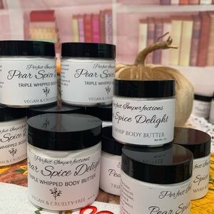 Pear Spice Delight Body Butter Luxurious Handmade link in bio